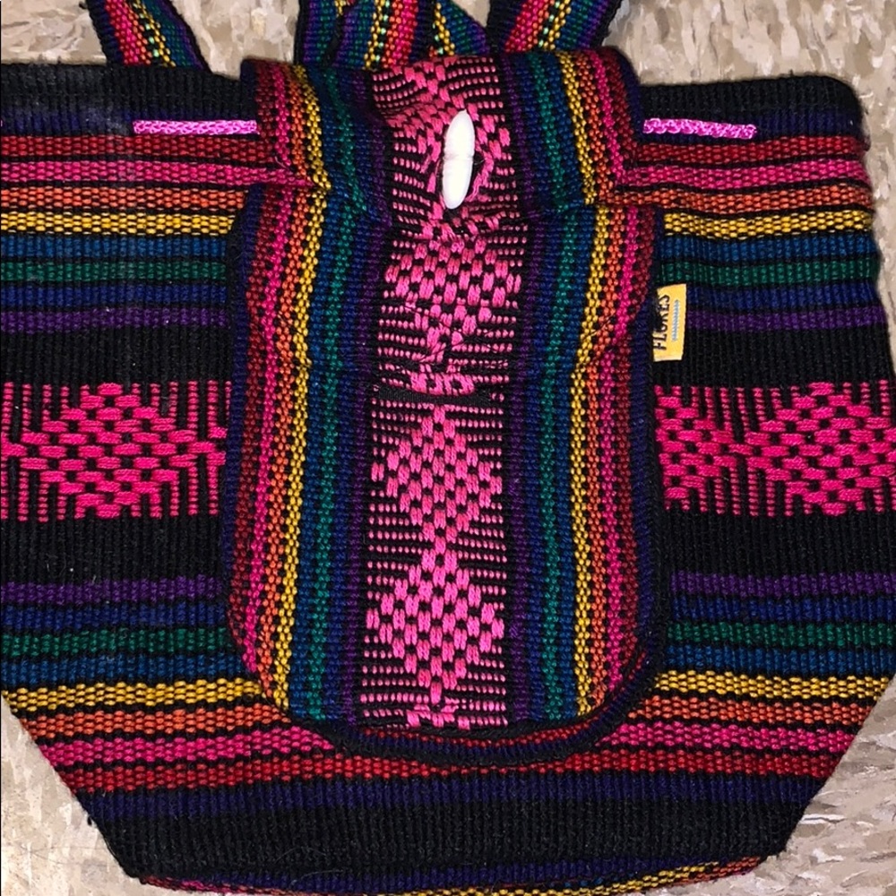 Authentic Mexican Backpack From Tulum - image 2